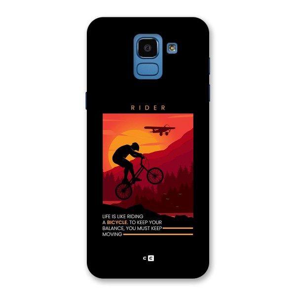 Keep Moving Rider Back Case for Galaxy On6