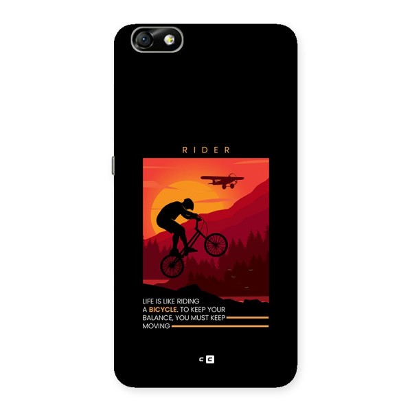 Keep Moving Rider Back Case for Honor 4X