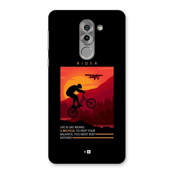 Keep Moving Rider Back Case for Honor 6X