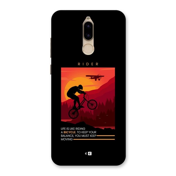 Keep Moving Rider Back Case for Honor 9i