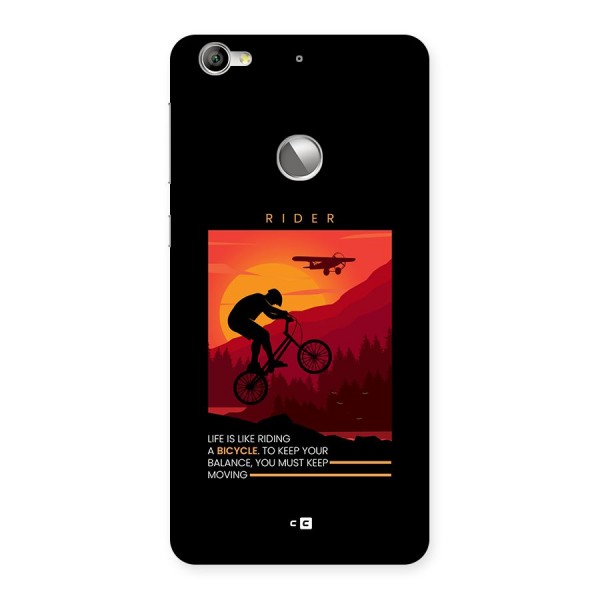 Keep Moving Rider Back Case for Le 1S