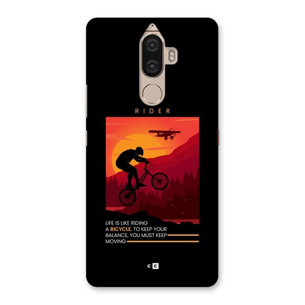 Keep Moving Rider Back Case for Lenovo K8 Note