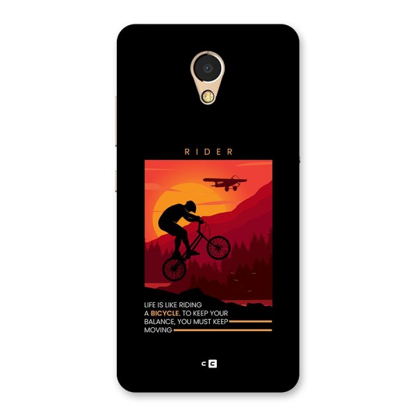 Keep Moving Rider Back Case for Lenovo P2