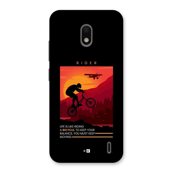 Keep Moving Rider Back Case for Nokia 2.2