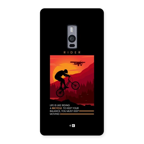 Keep Moving Rider Back Case for OnePlus 2