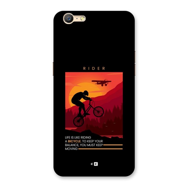 Keep Moving Rider Back Case for Oppo A39