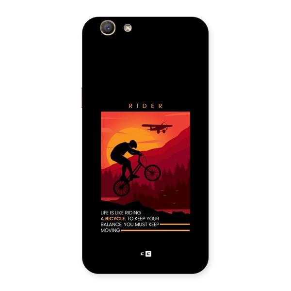 Keep Moving Rider Back Case for Oppo A59