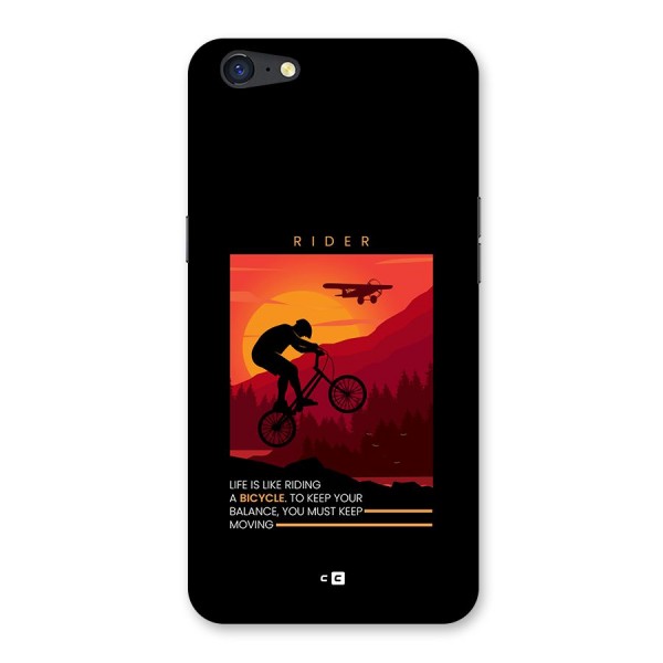 Keep Moving Rider Back Case for Oppo A71
