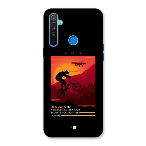 Keep Moving Rider Back Case for Realme 5