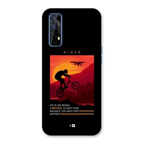 Keep Moving Rider Back Case for Realme 7