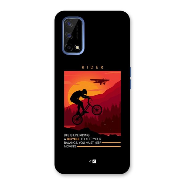 Keep Moving Rider Back Case for Realme Narzo 30 Pro