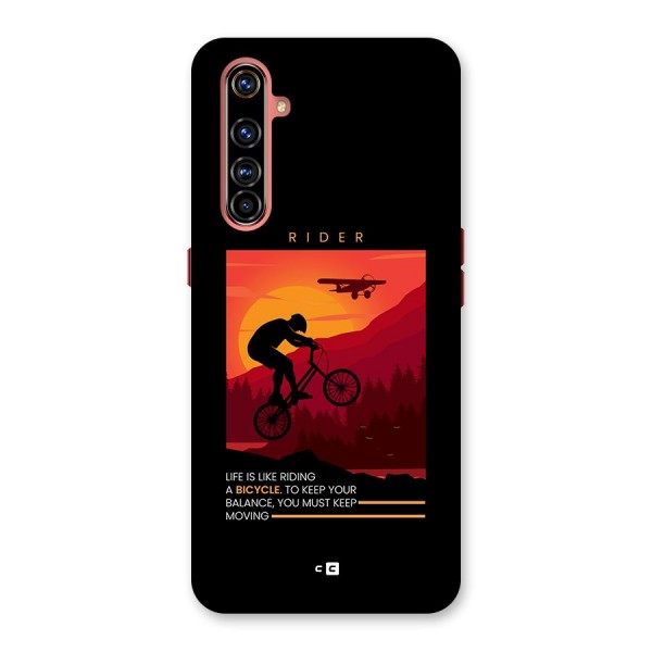 Keep Moving Rider Back Case for Realme X50 Pro