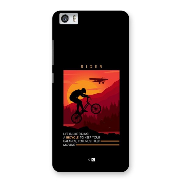 Keep Moving Rider Back Case for Redmi Mi 5