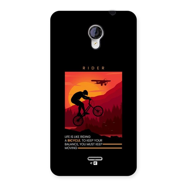 Keep Moving Rider Back Case for Unite 2 A106