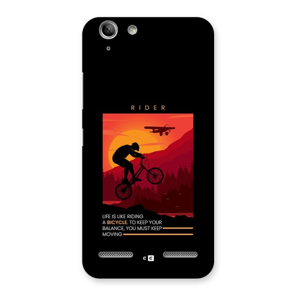 Keep Moving Rider Back Case for Vibe K5