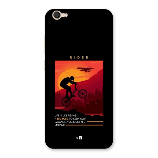 Keep Moving Rider Back Case for Vivo V5s