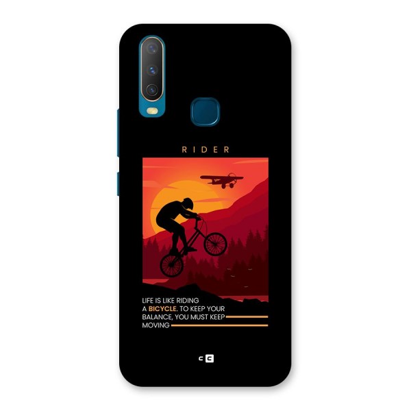 Keep Moving Rider Back Case for Vivo Y11