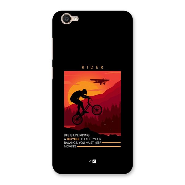 Keep Moving Rider Back Case for Vivo Y55