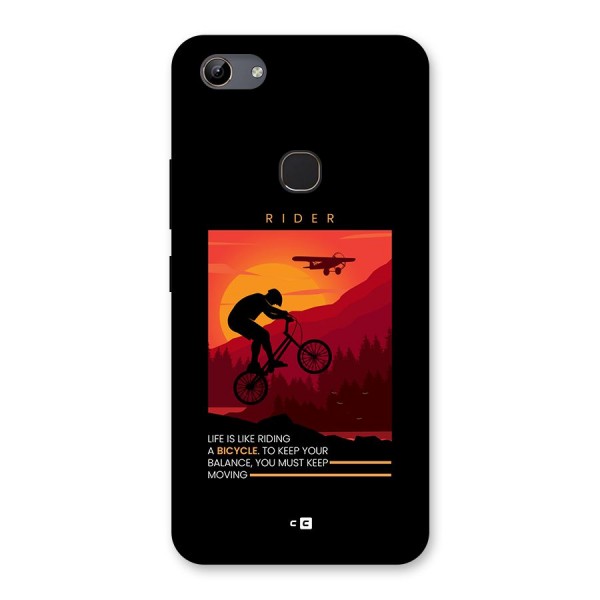 Keep Moving Rider Back Case for Vivo Y81