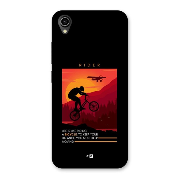 Keep Moving Rider Back Case for Vivo Y90