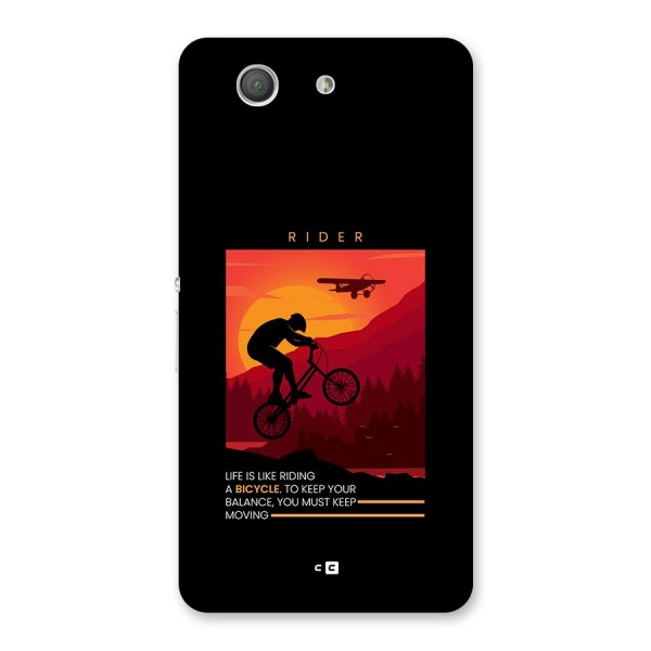 Keep Moving Rider Back Case for Xperia Z3 Compact