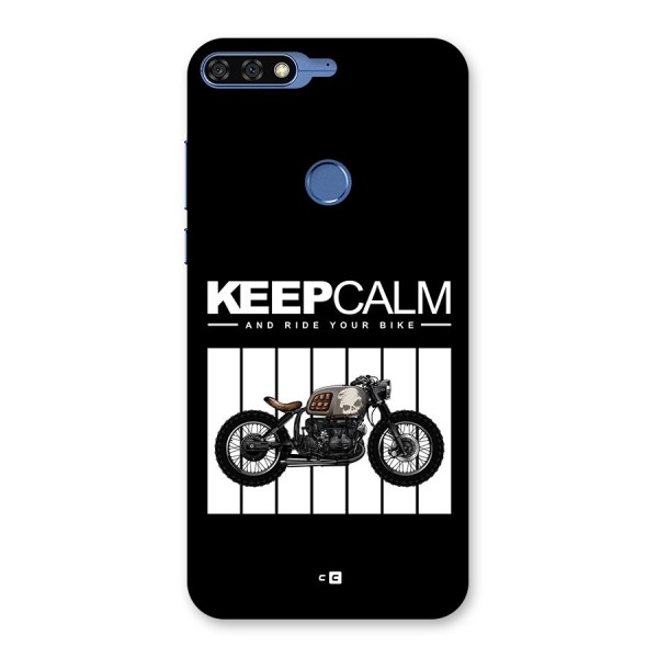 Keeps Calm Back Case for Honor 7C