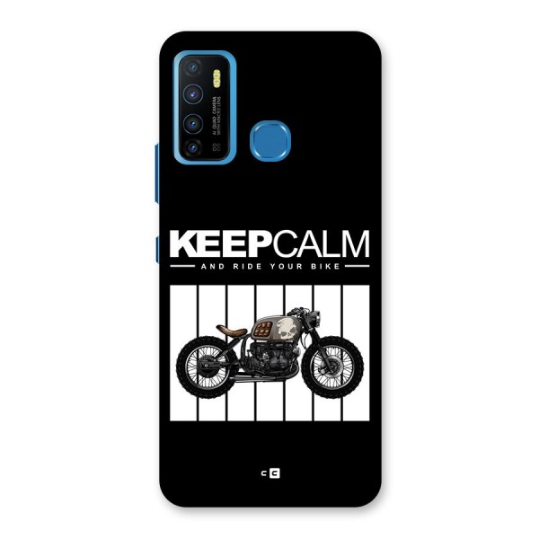 Keeps Calm Back Case for Infinix Hot 9