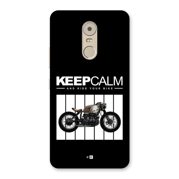 Keeps Calm Back Case for Lenovo K6 Note