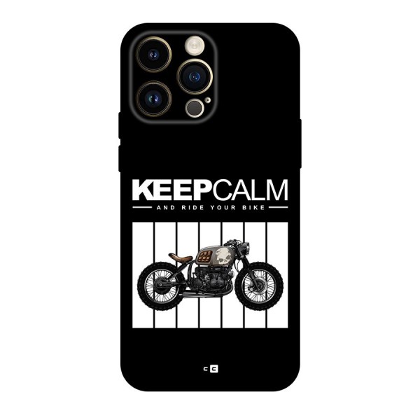 Keeps Calm Back Case for iPhone 14 Pro Max
