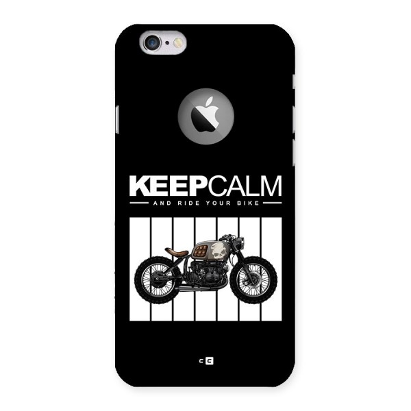Keeps Calm Back Case for iPhone 6 Logo Cut
