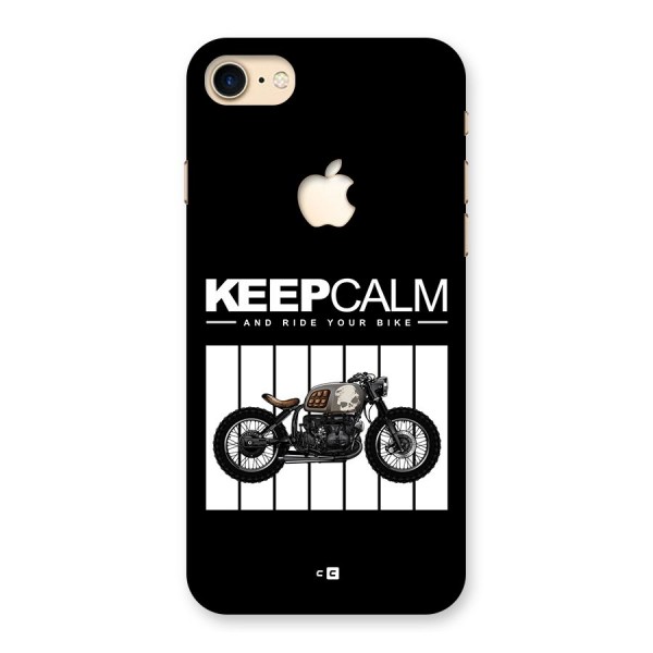 Keeps Calm Back Case for iPhone 7 Apple Cut