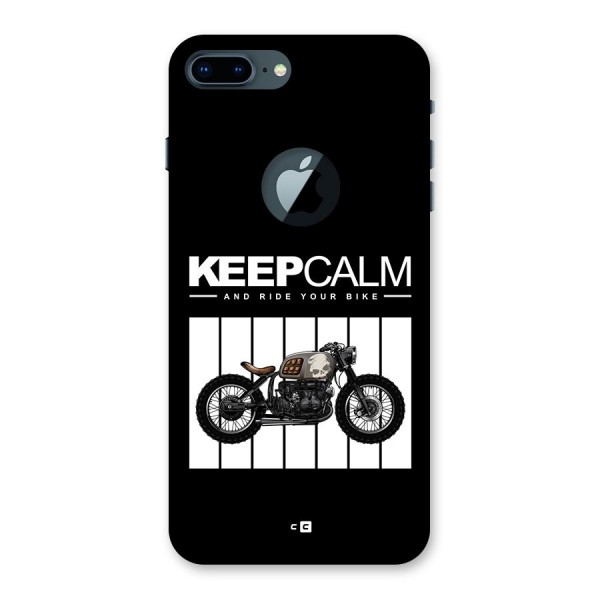 Keeps Calm Back Case for iPhone 7 Plus Logo Cut