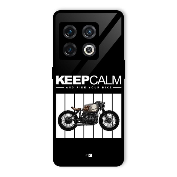 Keeps Calm Glass Back Case for OnePlus 10 Pro 5G