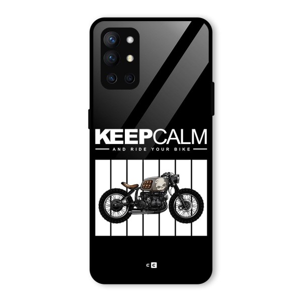Keeps Calm Glass Back Case for OnePlus 9R