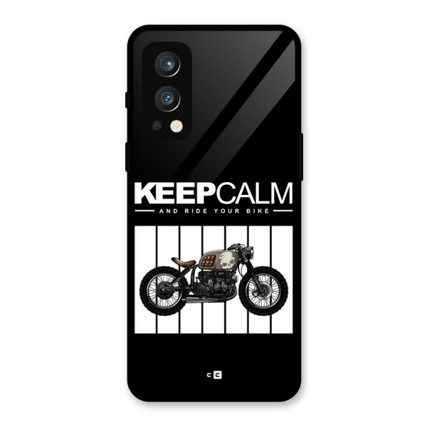 Keeps Calm Glass Back Case for OnePlus Nord 2 5G