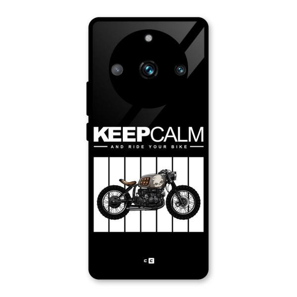 Keeps Calm Glass Back Case for Realme 11 Pro