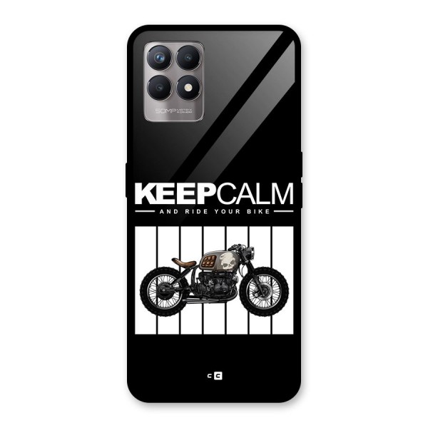 Keeps Calm Glass Back Case for Realme Narzo 50