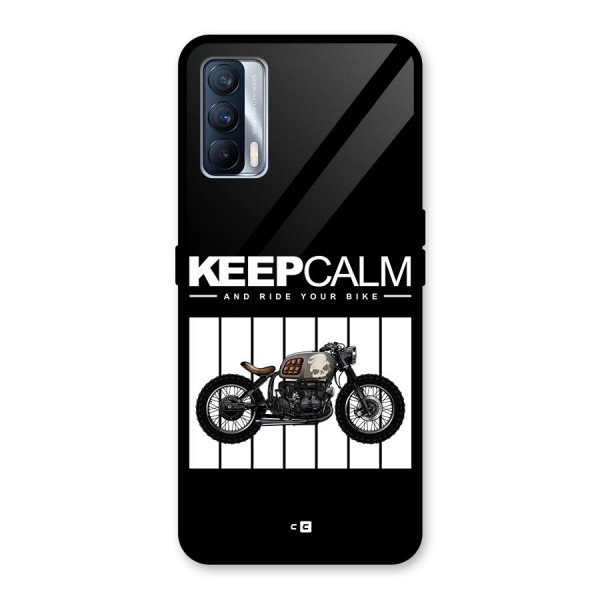 Keeps Calm Glass Back Case for Realme X7