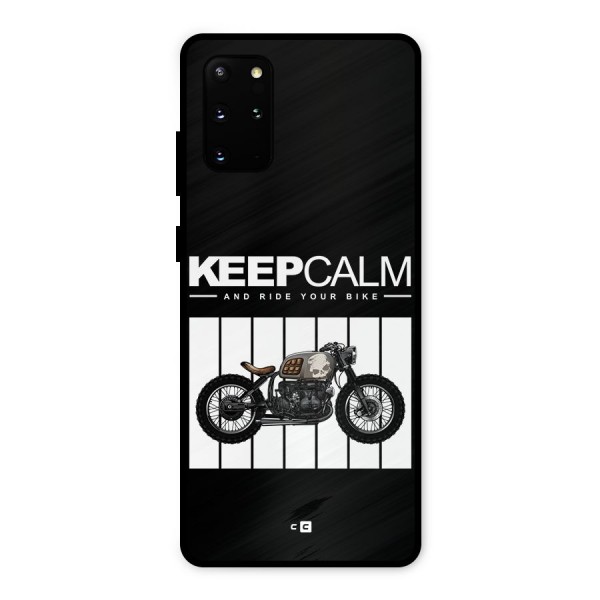 Keeps Calm Metal Back Case for Galaxy S20 Plus