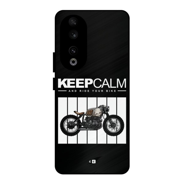 Keeps Calm Metal Back Case for Honor 90