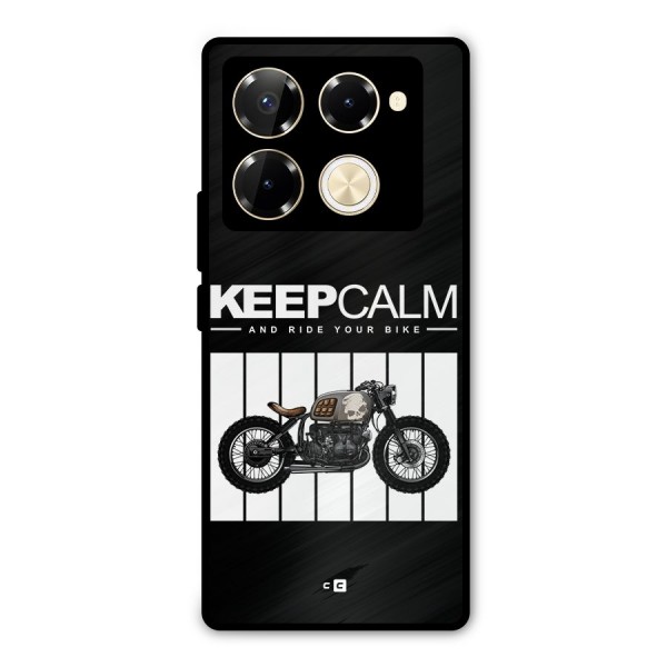 Keeps Calm Metal Back Case for Infinix Note 40 Pro Plus