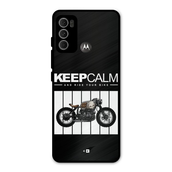 Keeps Calm Metal Back Case for Moto G60