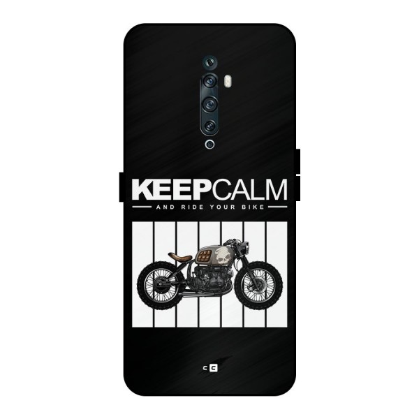 Keeps Calm Metal Back Case for Oppo Reno2 F