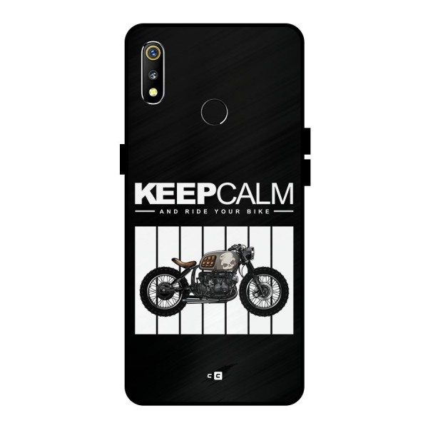 Keeps Calm Metal Back Case for Realme 3