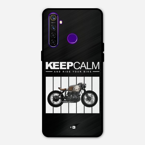 Keeps Calm Metal Back Case for Realme 5 Pro