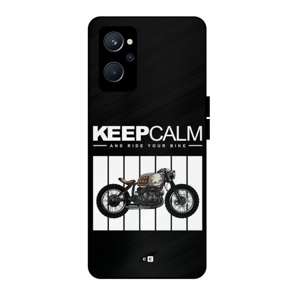 Keeps Calm Metal Back Case for Realme 9i 5G