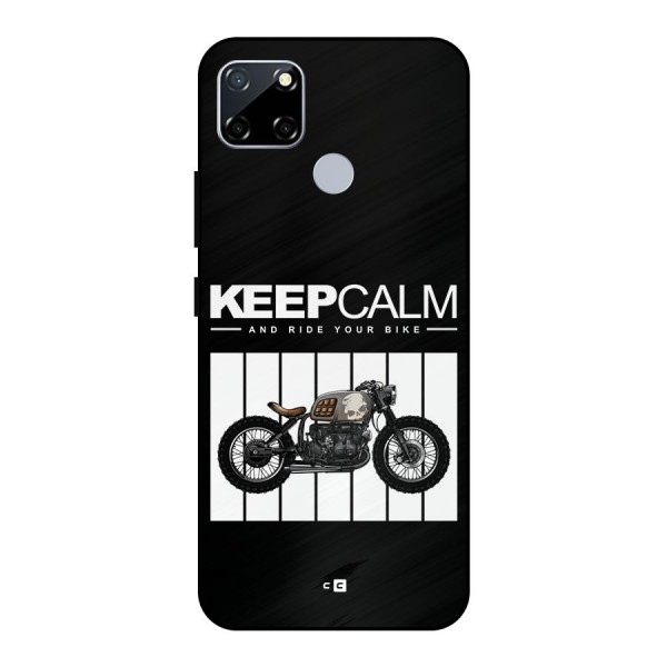 Keeps Calm Metal Back Case for Realme Narzo 30A