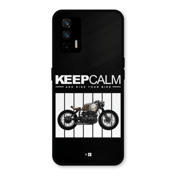 Keeps Calm Metal Back Case for Realme X7 Max