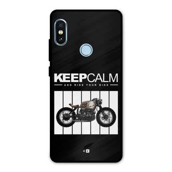 Keeps Calm Metal Back Case for Redmi Note 5 Pro