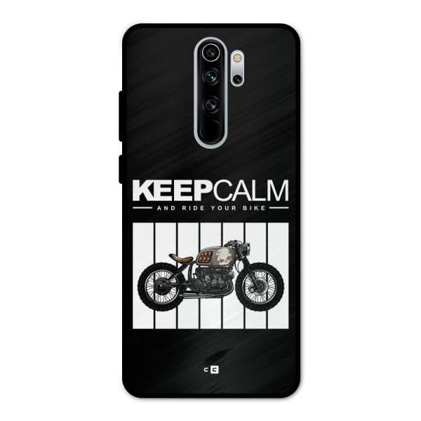 Keeps Calm Metal Back Case for Redmi Note 8 Pro